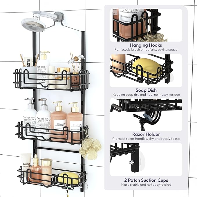SWTYMIKI Shower Caddy Hanging Organizer - Image 4