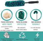 Professional 4 Pack Long Handle Wheel Brush Kit - Image 5