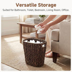 StorageWorks 4.5 Gallon Slim Bathroom Trash Can - Image 2