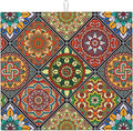 Mandala Colorful Kitchen Drying Mat Retro Microfiber Dish Drainer Mat by Unknown