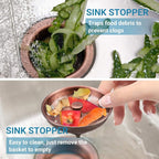 KONE Copper Kitchen Sink Strainer Basket, - Image 7
