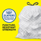 Glad ForceFlex Tall Kitchen Trash Bags, 13 Gallon, Gain Original - Image 2