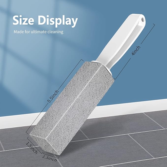 Toilet Bowl Cleaner Pumice Stone -Hard Water Stain Remover - Image 5