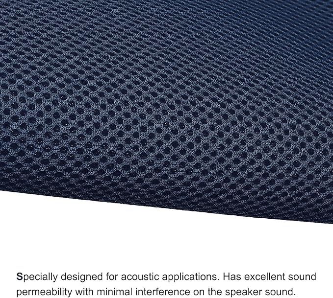 MECCANIXITY Speaker Grill Cloth 20 x 63 Inch Stereo Mesh Fabric Protective - Image 4