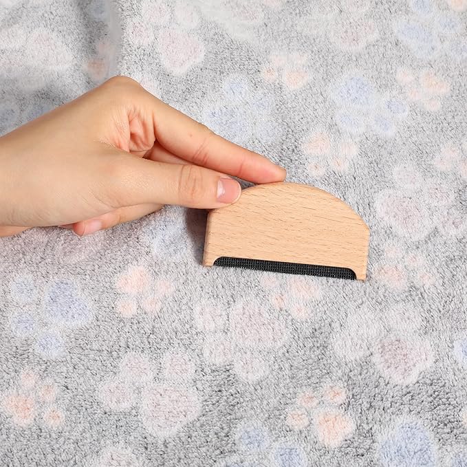 3 Pcs Cashmere Comb, Sweater Combs to Remove Pilling, Portable Wooden Pilling - Image 7