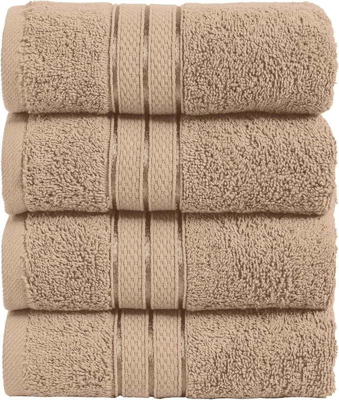 Elegant Comfort Three Line Popcorn Towel Set by ELEGANTCOMFORT