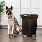 IRIS USA Dog Food Storage Container 58 lbs, Attachable Wheels, - Image 10