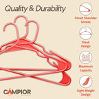 Plastic Clothes Hangers – Heavy Duty Hanger Set, - Image 3