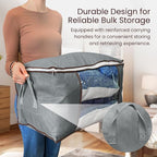 Reli. 60L Clothes Storage Bags Foldable Closet Organizers & Closet Storage - Image 5