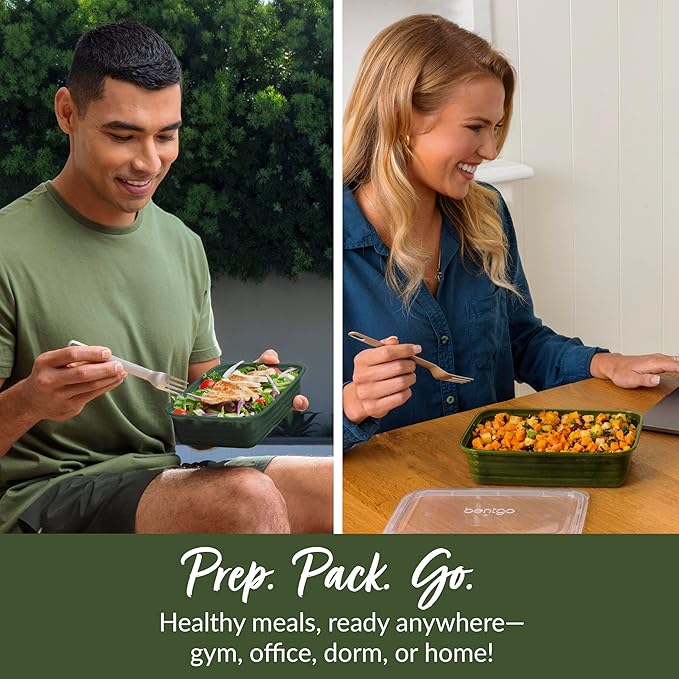 Bentgo Prep - 20-Piece 1-Compartment Reusable Meal Prep Containers - Image 3