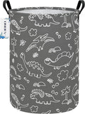 Round Dinosaur Waterproof Laundry Hampers Gift Basket Children's Toy Organizer by ONOEV