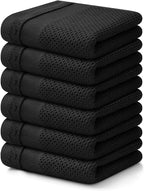 Homaxy 100% Cotton Waffle Weave Kitchen Towels, 13 x 28 Inches Super Absorbent by Homaxy