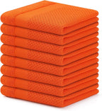 Homaxy 100% Cotton Dish Cloths, 8 Pack by Homaxy