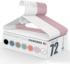 Neaties Super Heavy Duty Clothes Hangers 50+ Pack – Made in The USA - 10lb by NeatiesHangers