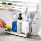 Wipe-Free Sink Organizer with Drying Stone, Instant Dry Sink Caddy Organizers - Image 6
