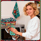 Set of 6 Western Aztec Kitchen Towels American Decorative Rustic Cloth - Image 4