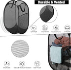 BATTOO Deluxe Strong Mesh Pop up Laundry Hamper Basket - Image 2
