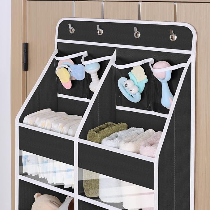 Univivi 6-Shelf Over Door Hanging Organizer Fabric Door Storage - Image 4