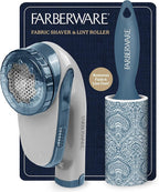 Farberware Fabric Shaver & Lint Remover Set–Battery Operated Sweater Shaver by BestBrands