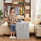 Lifewit Laundry Hamper Large Collapsible Laundry Basket, Freestanding - Image 9