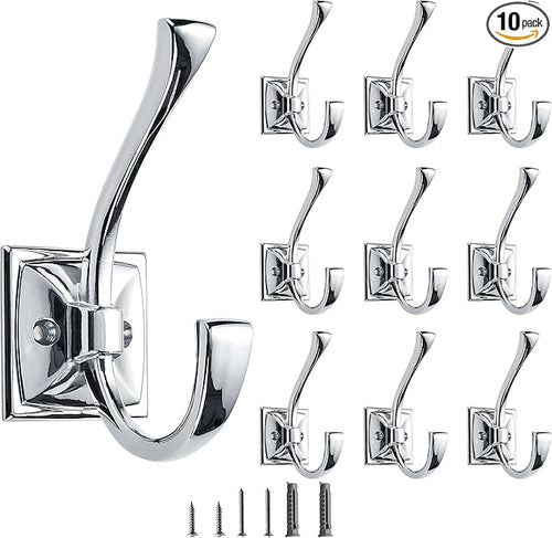 10 Pack Decorative Heavy Duty Towel Hooks by CABDM