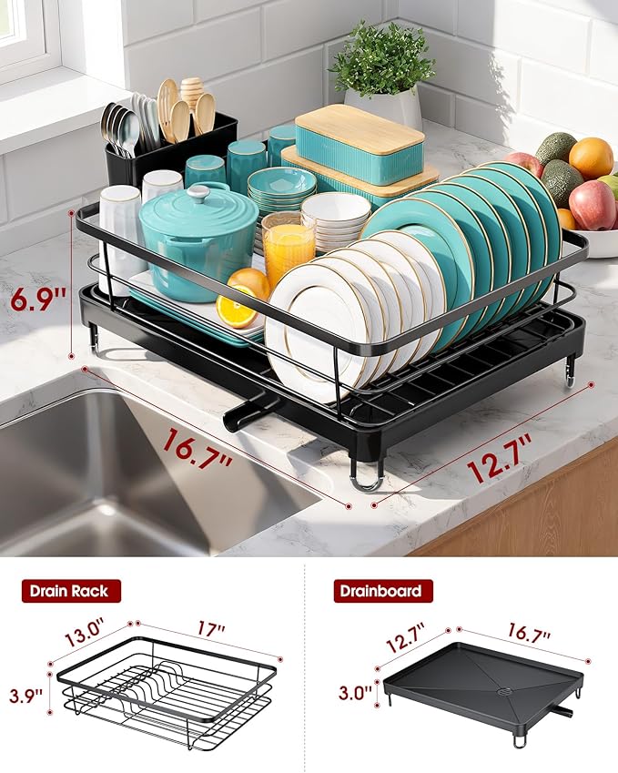 Stainless Steel Dish Drying Rack - Image 2