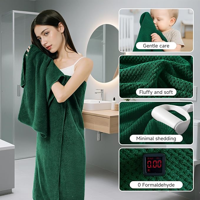 REDKISS Soft 6 Piece Bath Towel Set - Image 3