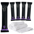 White Towel Services 8" x 8in Moist Cotton Towel Individually Wrapped by WhiteTowelServices