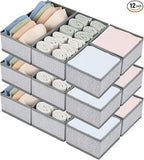 DIMJ Drawer Organizers for Clothing, Fabric Closet Organizers and Storage by DiMJ