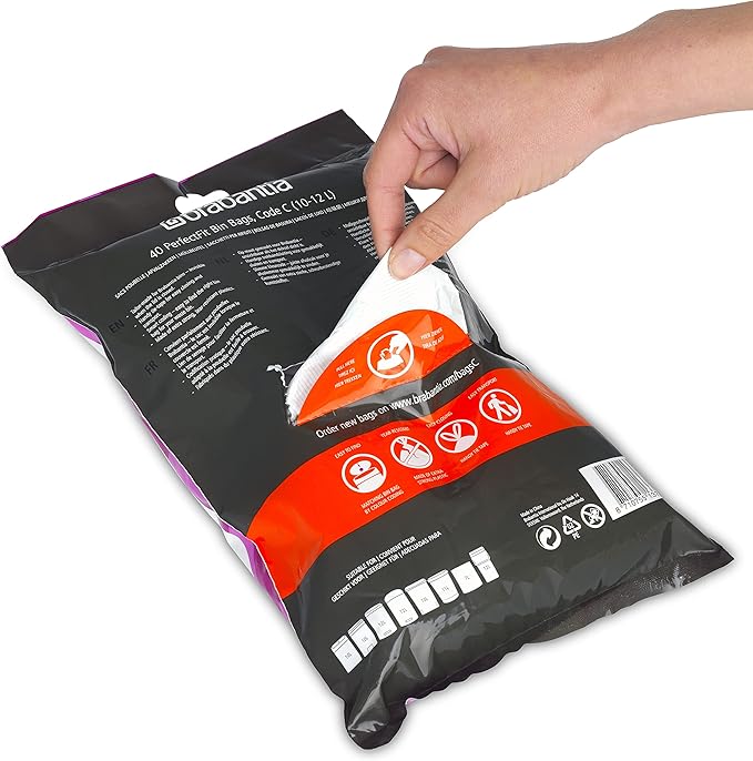 Brabantia PerfectFit Trash Bags Thick Plastic Trash Can Liners - Image 3
