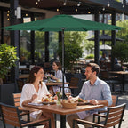 Simple Deluxe 9' Patio Umbrella Outdoor Table Market Yard Umbrella with Push Button Tilt/Crank - Image 5