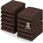 Homaxy 12 Pack Dish Towels for Kitchen, Super Soft and Absorbent Coral Velvet by Homaxy