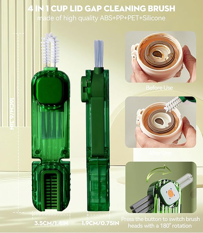 4 in 1 Cup Lid Gap Cleaning Brush - Image 2