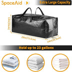 SpaceAid Heavy Duty Moving Bags 8 Pack, Large Storage Totes Bins - Image 4