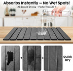 Large Stone Dish Drying Mat for Kitchen Counter, Premium Diatomaceous Earth - Image 5