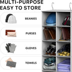 Simple Houseware 20 Section Shelves Hanging Shoes Organizer Holder - Image 7