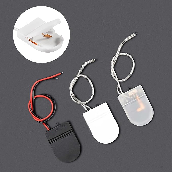 Alinan 10pcs Button Battery Holder Coin Cell Battery Holder - Image 2