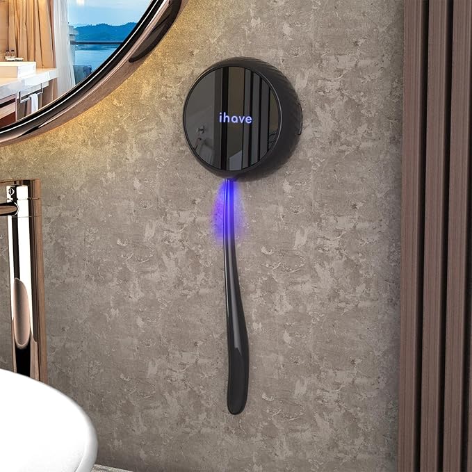 iHave Toothbrush Sanitizer Holder: Auto-Cycle UV Disinfection & Magnetic by ihave