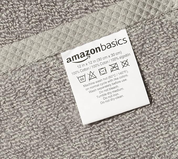 Amazon Basics 100% Cotton Washcloths - Image 4