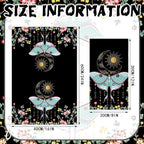 Boyiee Set of 6 Witchy Kitchen Towels Boho Tea Towels Absorbent Mushroom Floral - Image 4