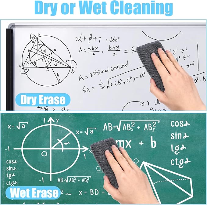 4 Pack Magnetic Cleaning Cloth Microfiber Dry Erase Eraser Board Cleaner - Image 4