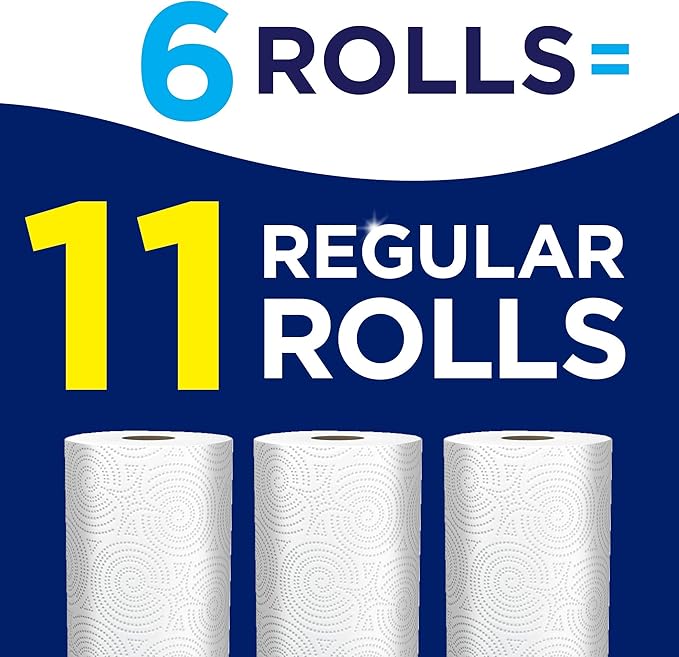 Sparkle Pick-A-Size Paper Towels, 6 Rolls = 11 Regular Rolls, Everyday Value - Image 3