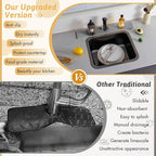 Stone Faucet Mat For Kitchen Sink, Super Absorbent, Sink Stone Quick Dry Around - Image 7
