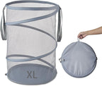 Seiritex Mesh Popup Laundry Hamper 115L Collapsible Laundry Basket Extra Large by SEIRITEX