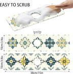 Bimkole 2 PCS Faucet Absorbent Mat, Kitchen Faucet Sink Splash Guard Wraparound - Image 2