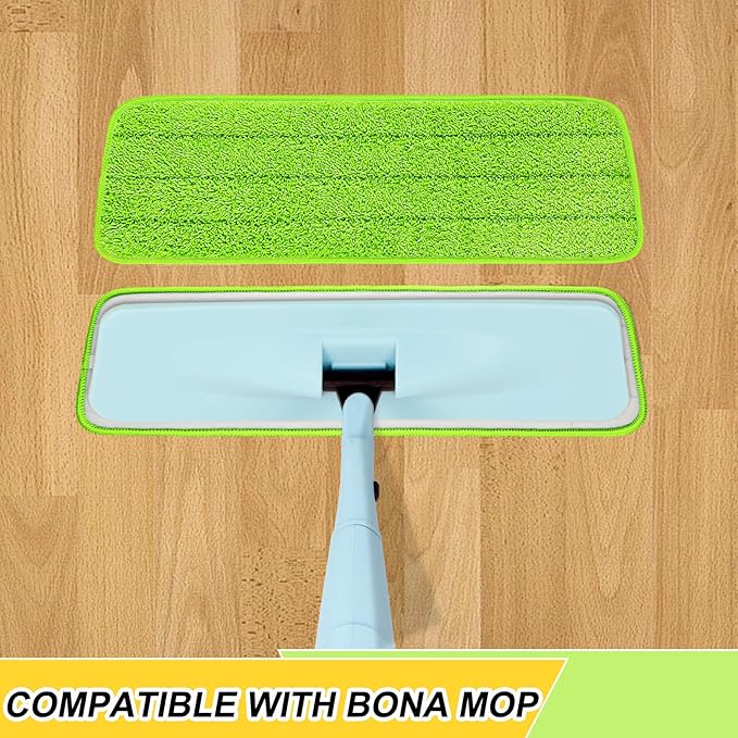 16.5 inch Reusable Mop Pads Microfiber Spray Mop Replacement Heads - Image 2