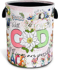 Christian Peace Laundry Basket God Bible Verse Oxford Cloth Laundry Hamper by Unknown