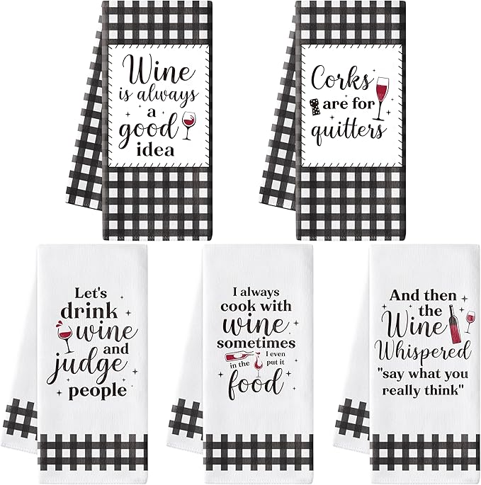 R HORSE Funny Kitchen Dish Towels by RHORSE