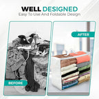 3 Pack Clear Plastic Storage Bags, Durable Zippered Storage Bags - Image 3