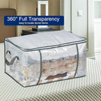 80L Clear Large Storage Bag, Clothes Storage Containers - Image 3